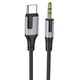 Кабель Перехідник Type-C to Mini Jack 3.5mm BOROFONE BL19 Type-C - 3.5mm AUX (чорний) 1 метр - зображення 4
