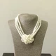 Масивне намисто з перлів «Vintage Glamour» Honey Fashion Accessories білий (120271) - зображення 8