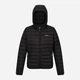 Куртка демисезонная короткая с капюшоном женская Regatta Wmn Hood Marizion RWN273-800 40 Черная (5063019269948) - изображение 6