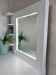 Туалетный столик с 4 ящиками, полкой и LED подсветкой, 160*90*50см, белый, MirrorRika - изображение 2