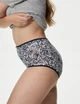 Набор хлопковых трусиков Marks&Spencer высокая посадка Full briefs 5 шт 10(38) navy mix разноцветный 0045 - изображение 2