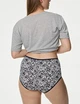Набор хлопковых трусиков Marks&Spencer высокая посадка Full briefs 5 шт 10(38) navy mix разноцветный 0045 - изображение 3
