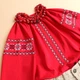 Яркая детская вышиванка для девочки 146 см красная VD4-Serce-RedSR-38 Ladan - изображение 2