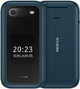 Телефон 2.8'' Nokia 2660 Flip / 48/128Mb / 4G / 2-SIM / Bluetooth 4.2 / FM / SD-слот / Камера 0.3Мп / 1450мАг / S30+ / Англійська мова / Синій Б/В - зображення 1