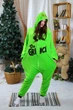 Пижама кигуруми My Kigu Женская Теплая Рождественская Гринч Зеленый размер L 165-175 см (109641) - изображение 1