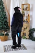 Пижама кигуруми My Kigu Женская Теплая Аниме Tighnari Genshin Impact Геншин Импакт Тигнари Черный размер L 165-175 см (111741) - изображение 5