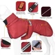 Утолщенная теплая хлопковая куртка для собак Derby Red, 2XL Красный - изображение 2
