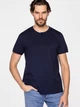Koszulka męska bawełniana Lee Cooper HENLEY-4587 L Granatowa (5904347395339) - obraz 1