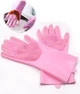 Cиліконові рукавички Magic Silicone Gloves Rose - изображение 1