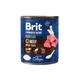 Вологий корм для собак Brit Premium By Nature 800 г - яловичина, рубець та колаген - изображение 1