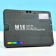 Портативный видеосвет 10.5*7.5 см с зажимом для фиксации M16 |RGB, 1500mAh, 3000-9900K| Черный - изображение 8