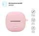Чехол ArmorStandart TPU Silicone Case для кейса наушников Xiaomi Redmi Buds 6 Lite Pink (ARM81089) - изображение 2