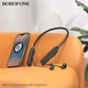 Навушники BOROFONE BE64 Perfect neckband BT earphones Black - изображение 4