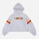 Детское теплое худи для девочки Levi`s 68730301 110-116 см Белое (1159818014) - изображение 5