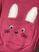 Світшот утеплений для дівчинки Roya Kids 1975 98 см Малиновий - зображення 2