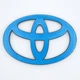Эмблема логотип Toyota 100х69 мм, (хром) - изображение 5