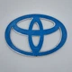 Емблема логотип Toyota 110х75 мм, (хром) - зображення 3