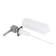 Дозатор для миючого засобу Lidz LK117 квадратний Brushed Steel (LDLK117BRU46399) сатин - зображення 2