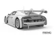 Сборная модель 1/24 автомобиль Audi R8 LMS GT3 EVO II Absolute Racing Meng CS-009 - изображение 3