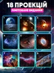 Домашний планетарий + 19 картриджей ночник проектор звездного неба галактика со сменными картриджами Черный - изображение 2