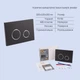 Готове рішення Qtap для ванної кімнати: підвісний унітаз Swan Rimless 520х360х320 + комплект інсталяції Nest 4 в 1 (кругла клавіша Black mat) - изображение 5