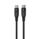 Кабель Proove Soft Silicone Type-C to Type-C 60W (1m) black - зображення 1