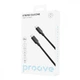 Кабель Proove Striped Silicone Type-C to Type-C 60W (1m) black - зображення 2