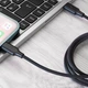 Кабель Proove Striped Silicone Type-C to Lightning (1m) black - изображение 3