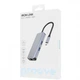 USB Type-C-Хаб Proove Iron Link 6-in-1 (2*USB3.0 + SD/TF + RJ45 + HDMI) silver (HBI700010004) - зображення 2