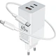Сетевое Зарядное Устройство Gelius Nimble GaN 65W GP-HC051 (Белый) - изображение 1