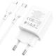Сетевое Зарядное Устройство Borofone BA69A Resource PD20W+QC3.0 Type-C to Lightning (Белый) - изображение 4