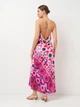 Платье длинное летнее женское Zara 3517/363 S Розовое (03517363330028) - изображение 2