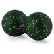 Масажний м'яч подвійний PowerPlay PP-4352 Epp foam peanut ball (d8*16cm.) Чорно/Зелений - изображение 5