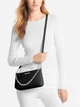 Сумка кросс-боди через плечо женская с натуральной кожи маленькая Michael Kors 48S0GTVU9L Черная (193599464480) - изображение 2