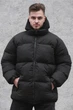 Чоловіча Пухова Куртка Стьобана Пуховик Без Капюшона Without L/XL Nest Black 455722484 - зображення 2