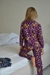 Тепла дитяча піжама (сорочка + штани) фліс SNS 140-146 ведмедик Бордо 2510522 - зображення 2
