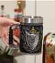 Кружки Черепа пираты с саблей, в наборе две пиратские чашки с черепами по 500 мл - изображение 3