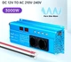 Інвертор FOVAL 3000W, Перетворювач напруги з 12 в 220 V Чиста, правильна синусоїда, інвертор FOVAL 3 кв, синій - зображення 2