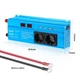Інвертор FOVAL 3000W, Перетворювач напруги з 12 в 220 V Чиста, правильна синусоїда, інвертор FOVAL 3 кв, синій - зображення 4