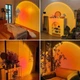Лампа закат солнца sunset lamp закатная проекционная лампа рассвет ночник видео свет для тик ток с пультом - изображение 6