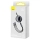 Кабель на 1,1м. Bright Mirror 2 3-in-1 (Micro USB+Lightning+Type-C) 66W Blue Baseus для зарядки та передачі даних (CAMJ010103) - зображення 3