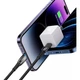 Кабель для iPhone на 1м.Type-C to Lightning Glimmer Fast-Charging 20W Black, Baseus для зарядки и передачи данных (CADH000001) - изображение 5