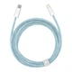 Кабель для iPhone на 1м. Type-C to Lightning Dynamic Series 2.4A Blue, Baseus для зарядки и передачи данных (CALD000003) - изображение 2