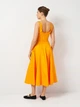 Платье женское Zara 2711/554 S Оранжевое (02711554615029) - изображение 2