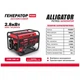 Генератор бензиновий 2,5 кВт 15 л ALLIGATOR із системою AVR 230В (PG3600) - зображення 2