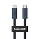 Кабель Baseus Flash 2 USB4 Full-Featured Charging Cable Type-C to Type-C 240W 2м Cluster Black (P10311803112-00) - изображение 5