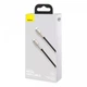 Кабель Baseus Cafule Series Metal Data Cable Type-C to Lightning PD 20W 0.25m Black (CATLJK-01) - изображение 6
