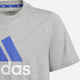 Koszulka młodzieżowa chłopięca Adidas U BL 2 TEE IJ6285 140 cm Szara (4066762203499) - obraz 3