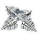 Гантели разборные стальные хромированные 25кг SP-Sport (TA-8054-25) 2шт по 12,5кг Хром - изображение 2