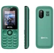 Кнопковий мобільний телефон MKTEL M2023 2SIM зелений - изображение 1